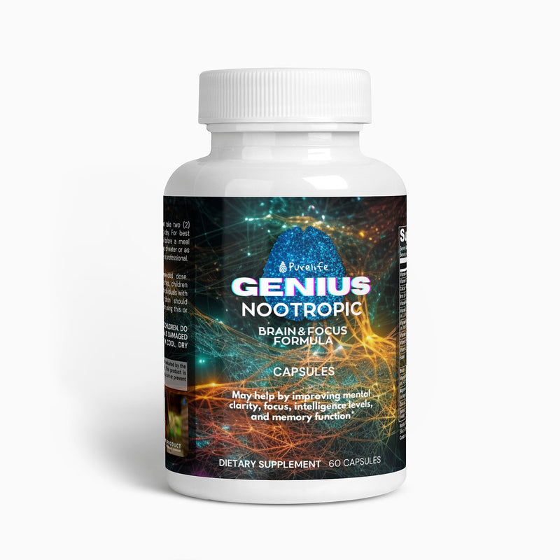 GENIUS | Purelife Nootropic Brain & Focus Formula