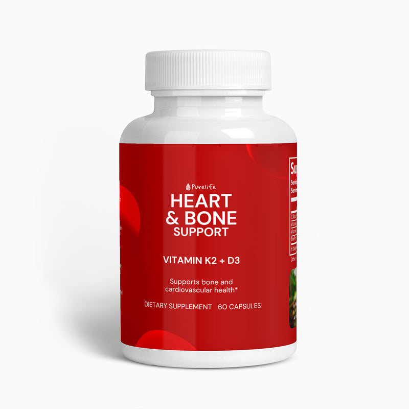 Heart & Bone Support | Purelife Vitamin K2 + D3