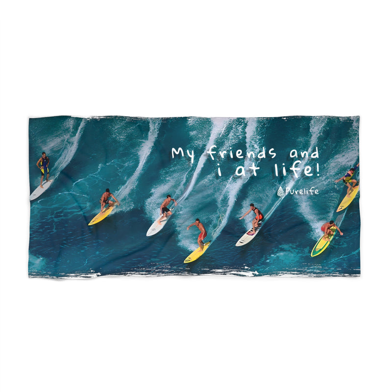 My friends and i at life! - Beach Towel