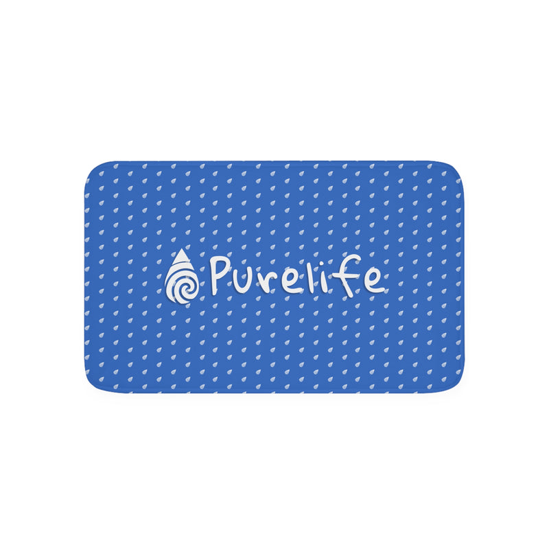Purelife Blue - Memory Foam Bath Mat